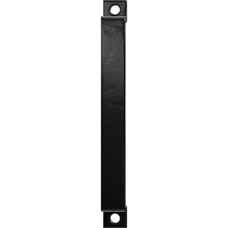 Ekena Millwork Premium 11"L x 1 1/4"W Pull Handle for 1 3/8" Doors, Black GB6001PH311BL